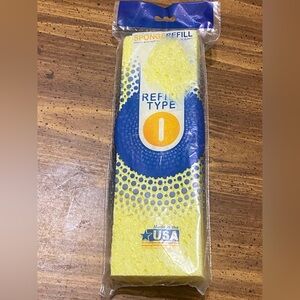Yellow and Blue Refill Type 1 Sponge made in USA replacement